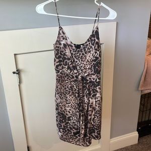 Boutique Women's Leopard Mini Dress Size Small